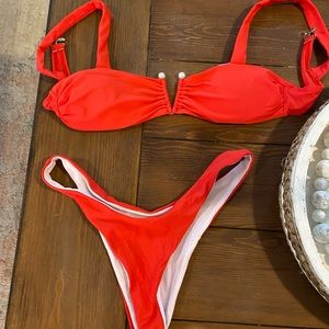 Red bikini